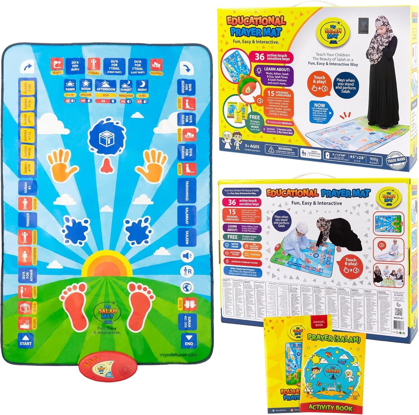 Islamic Prayer Mat for Children Education
