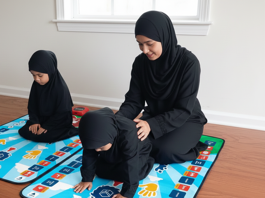Islamic Prayer Mat for Children Education